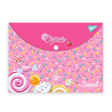 Папка - конверт Yes на кнопці А4 Sweet Cream (492015)