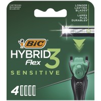 Змінні касети Bic Flex 3 Hybrid Sensitive 4 шт. (3086123644878)