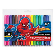Фломастери Yes Marvel.Spiderman, 18 кольорів (650497)