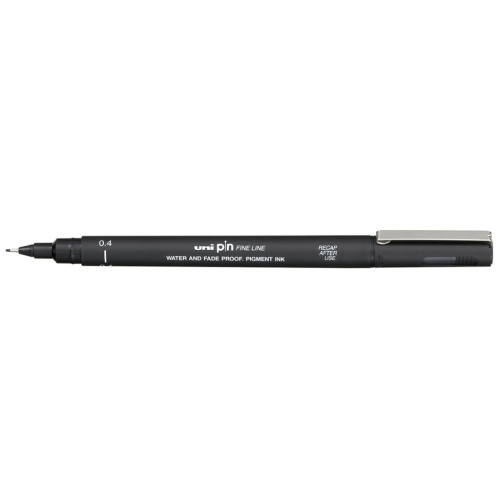 Лайнер UNI Pin Fine Linе Black 0.4 мм (PIN04-200.Black)