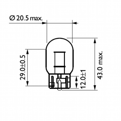 Автолампа Philips 21W (12071 B2)