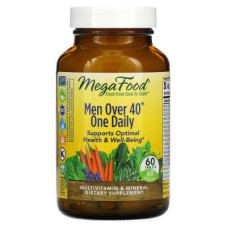 Мультивітамін MegaFood Мультивітаміни Для Чоловіків 40+, Men's One Daily, 60 Таблет (MGF-10269)