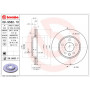 Гальмівний диск Brembo 09.9582.10