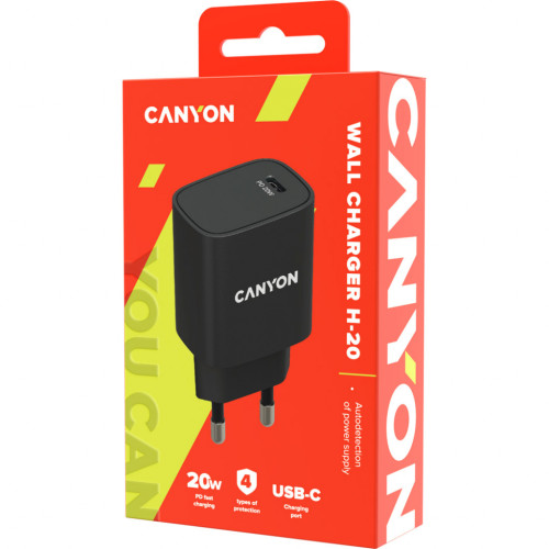 Зарядний пристрій Canyon PD 20W (CNE-CHA20B02)