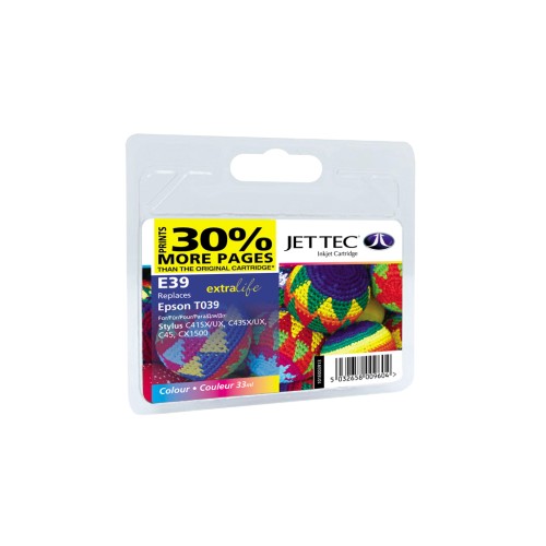 Картридж Jet Tec Epson Stylus C41/C43/C45 Color (110E003913)