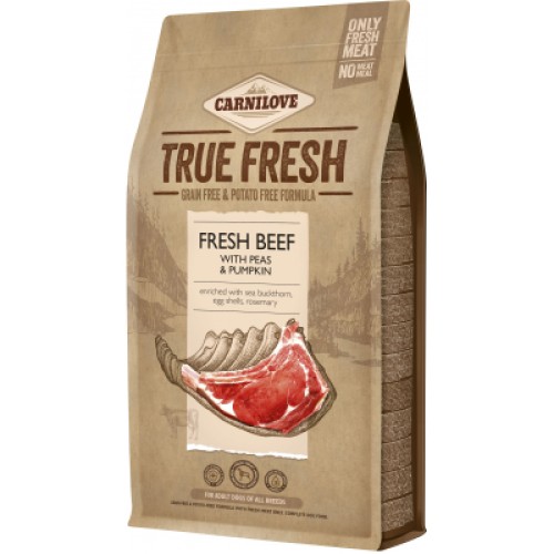 Сухий корм для собак Carnilove True Fresh BEEF for Adult dogs 1.4 кг (8595602546039)