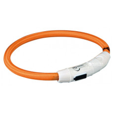 Нашийник для тварин Trixie світиться з USB L-XL 65 см/7 мм помаранчевий (4053032127050)