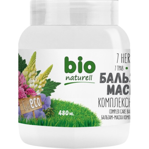 Маска для волосся Bio Naturell 7 трав Комплексний догляд 480 мл (4820168432033)