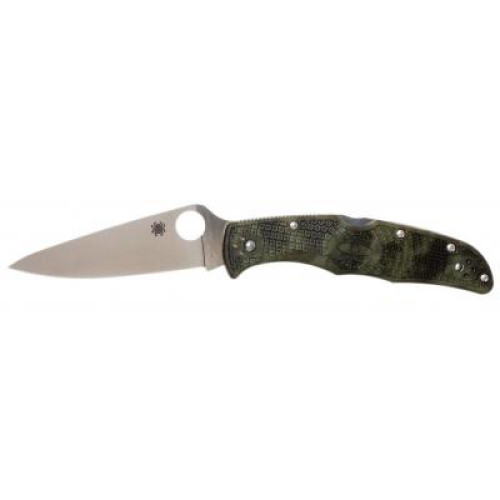 Ніж Spyderco Endura 4 Flat Ground, camo (C10ZFPGR)