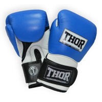 Боксерські рукавички Thor Pro King 14oz Blue/White/Black (8041/03(PU) B/Wh/Bl 14 oz.)