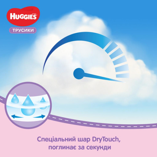 Підгузок Huggies Pants 3 Mega (6-11кг) для дівчаток 58 шт (5029053547480)