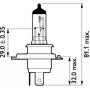 Автолампа Philips галогенова 75/70W (13342 MDBV S2)