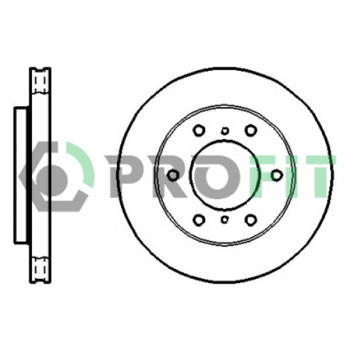 Гальмівний диск Profit 5010-1384