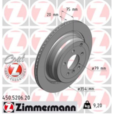 Гальмівний диск ZIMMERMANN 450.5206.20