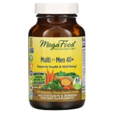 Мультивітамін MegaFood Мультивітаміни для чоловіків 40+, Multi for Men 40+, 60 табл (MGF-10317)