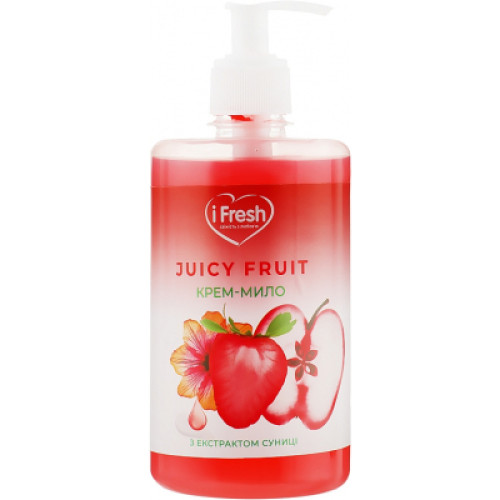 Рідке мило iFresh Juicy Fruit із екстрактом суниці 500 мл (4820211180843)