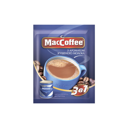Кава MacCoffee Згущене молоко 3в1 (45305)