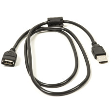 Дата кабель USB 2.0 AM/AF 1.0m ferrite PowerPlant (CA910694)