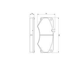 Гальмівні колодки Bosch 0 986 467 841