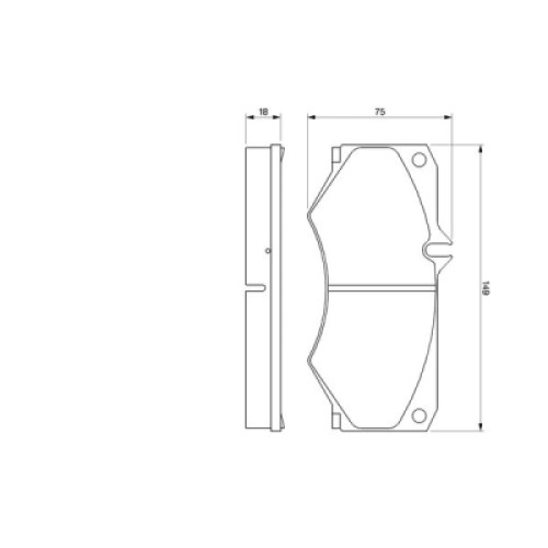 Гальмівні колодки Bosch 0 986 467 841