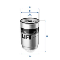 Фільтр паливний UFI 24.371.00