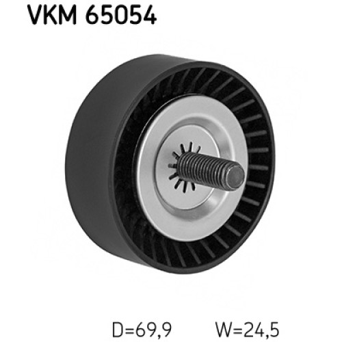 Ролик натягувача ременя SKF VKM 65054