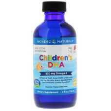 Жирні кислоти Nordic Naturals Риб'ячий жир (ДГК) для Дітей, зі Смаком Полуниці, Children's (NOR-56780)