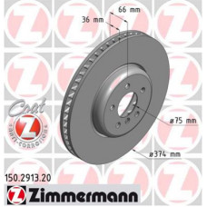 Гальмівний диск ZIMMERMANN 150.2913.20