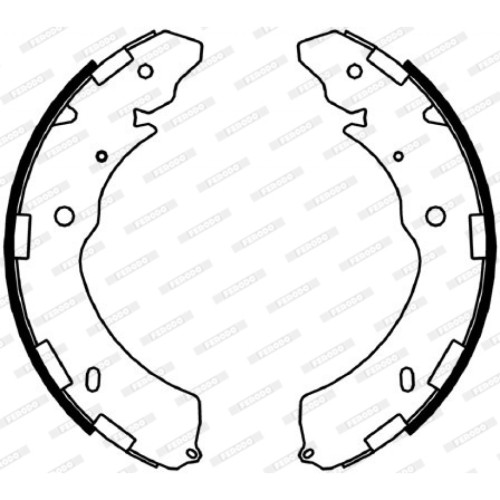 Гальмівні колодки FERODO FSB4052