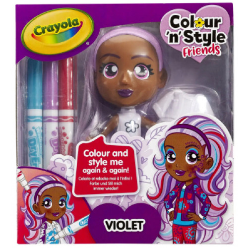 Набір для творчості Crayola Colour n Style Стильні дівчата Віолетта (918939.005)