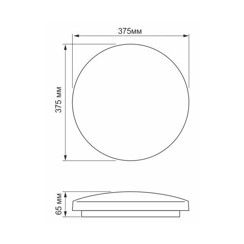 Світильник TITANUM LED 32W 5000K Кільця (TLCL-325C)