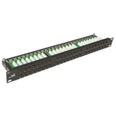 Патч-панель 19" 48xRJ-45 UTP cat. 5е, DUAL type, 1U Merlion (ML-2264-CAT.5E)