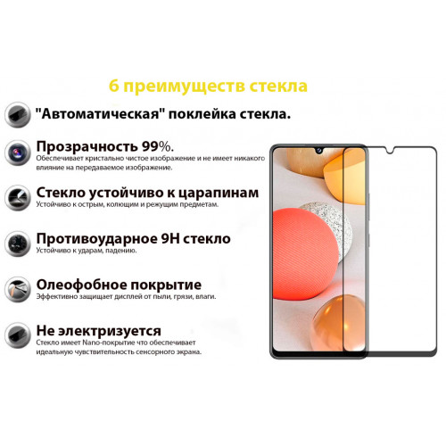 Скло захисне BeCover Samsung Galaxy M22 SM-M225 Black (706907)