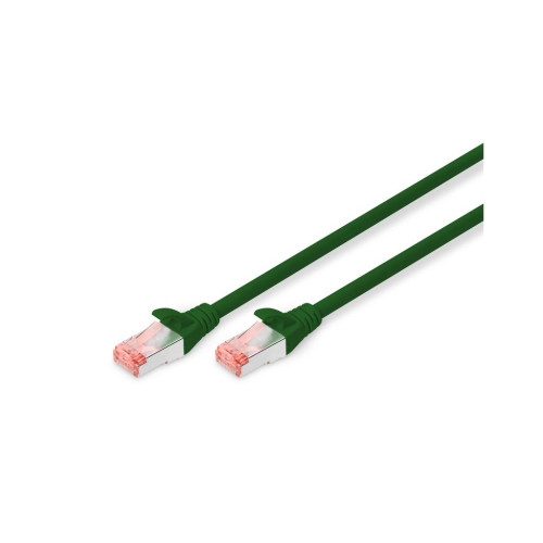 Патч-корд 0.5м, CAT 6 S-FTP, AWG 27/7, LSZH, green Digitus (DK-1644-005/G)