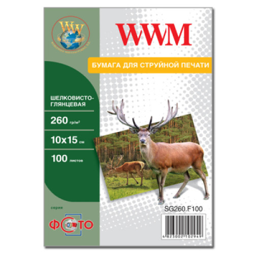 Папір WWM 10x15 (SG260.F100)