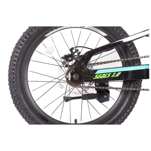 Велосипед Trinx Seals 1.0 20" Black-Yellow-Cyan (SEALS1.0BYC)