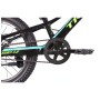 Велосипед Trinx Seals 1.0 20" Black-Yellow-Cyan (SEALS1.0BYC)