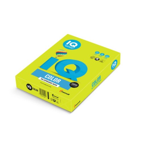 Папір Mondi IQ color А4 neon, 80g 500sheets, Green (NEOGN/A4/80/IQ)