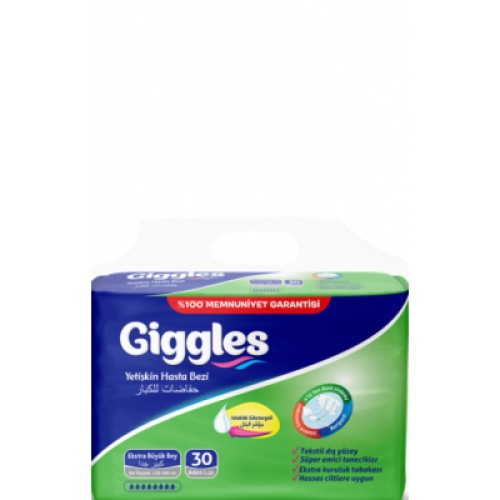 Підгузки для дорослих Giggles Extra Large 120-160 см 30 шт (8680131202317)