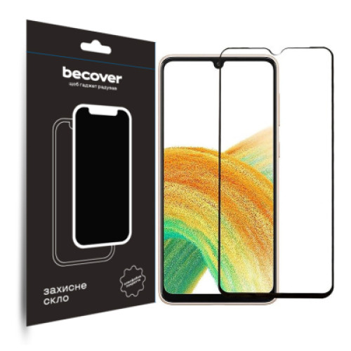 Скло захисне BeCover Samsung Galaxy A34 5G SM-A346 Black (708840)