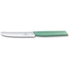 Кухонний ніж Victorinox Swiss Modern TomatoSausage 11см Mint (6.9006.11W41)