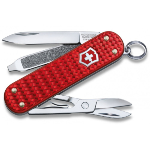 Ніж Victorinox Classic SD Precious Alox Iconic Red (0.6221.401G)