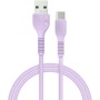 Дата кабель USB 2.0 AM to Lightning 1.2m AL-CBCOLOR-L1PP Purple ACCLAB (1283126518218)