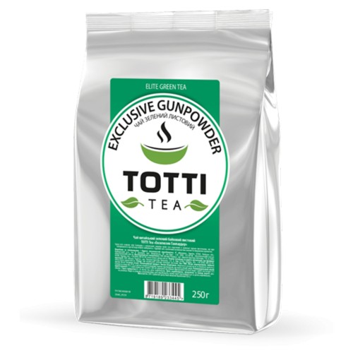 Чай TOTTI Tea "Ексклюзив Ганпаудер" листовий 250 г (tt.51291)