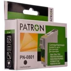 Картридж Patron EPSON R265/285/360,RX560/585/685,P50,PX650 BLACK (T0801) (PN-0801)