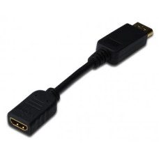 Перехідник DisplayPort to HDMI DIGITUS (AK-340408-001-S)