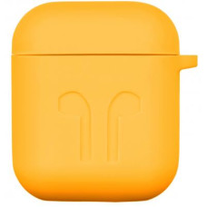 Чохол 2E для Apple AirPods Pure Color Silicone Imprint 1.5 мм Yellow (2E-AIR-PODS-IBSI-1.5-YW)
