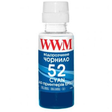 Чорнило WWM HP GT52 100г Cyan, для Ink Tank 115/315/319 (H52C)