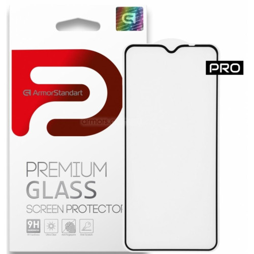 Скло захисне Armorstandart Pro Xiaomi Poco M3 Black (ARM57956) (ARM57956)