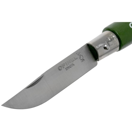 Ніж Opinel 4 Inox VRI Green (002054)